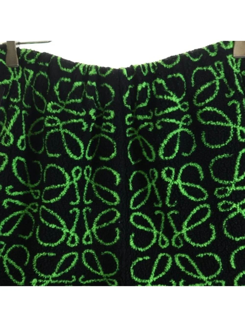 Loewe Jacquard Bermuda Shorts Anagram Black Green